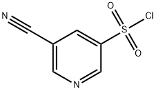 5-氰基-3-吡啶磺酰氯 结构式