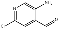 5-氨基-2-氯异烟醛 结构式