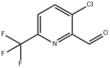 3-氯-6-三氟甲基吡啶-2-甲醛 结构式