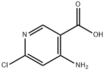 4-氨基-6-氯烟酸 结构式