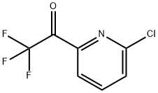 1-(6-chloropyridin-2-yl)-2,2,2-trifluoroethanone 结构式