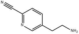 2-Pyridinecarbonitrile, 5-(2-aminoethyl)- 结构式