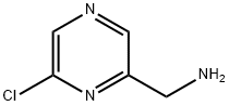 2-氯-6-甲氨基吡嗪 结构式
