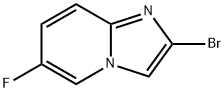 2-溴-6-氟咪唑并[1,2-A]吡啶 结构式