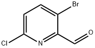 3-溴-6-氯吡啶-2-甲醛 结构式