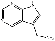 7H-Pyrrolo[2,3-d]pyrimidine-5-methanamine 结构式