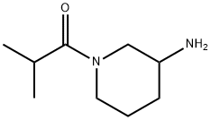 1-isobutyrylpiperidin-3-amine 结构式