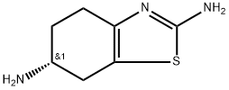 (+)-(6R)-2,6-二氨基-4,5,6,7-四氢苯并噻唑 结构式