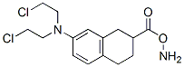 amino 7-[bis(2-chloroethyl)amino]tetralin-2-carboxylate 结构式