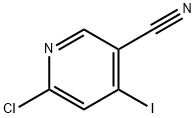 6-氯-4-碘-3-腈基吡啶 结构式