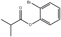 Propanoic acid, 2-Methyl-, 2-broMophenyl ester 结构式