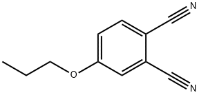4-正丙氧基邻苯二甲腈 结构式