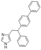 4-(2-(1,1'-Biphenyl)-4-yl-2-phenylethyl)-1H-imidazole 结构式