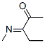 2-Pentanone, 3-(methylimino)- (9CI) 结构式