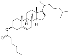胆甾烯基己酸酯 结构式