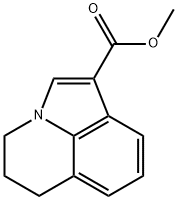 5,6-二氢-4H-吡咯并[3,2,1-IJ]喹啉-1-甲酸甲酯 结构式