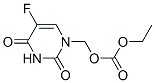 1-(ethoxycarbonyloxymethyl)-5-fluorouracil 结构式