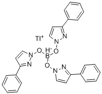 氢三(3-苯基吡唑-1-基)硼酸铊盐 结构式