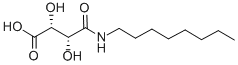 R,R-(+)-TARTARIC ACID MONO-N-OCTYL AMIDE 结构式