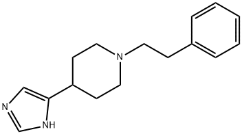 4-(1H-IMIDAZOL-4-YL)-1-PHENETHYL-PIPERIDINE 结构式