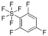 五氟(2,4,6-三氟苯基)-Λ6-硫烷 结构式