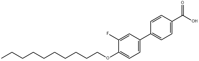 4-[4-(Decyloxy)-3-fluorophenyl]-benzoic acid 结构式