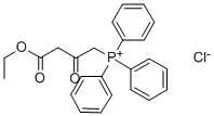 [3-(乙氧羰基)-2-丙氧基]三苯基氯化膦 结构式
