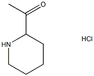 1-PIPERIDIN-2-YL-ETHANONE HYDROCHLORIDE 结构式
