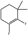 Cyclohexene, 1,2-difluoro-3,3-dimethyl- (9CI) 结构式