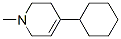 1-Methyl-4-cyclohexyl-1,2,3,6-tetrahydropyridine 结构式