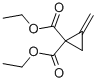 2-亚甲基环丙烷-1,1-二甲酸二乙酯 结构式