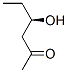 2-Hexanone, 4-hydroxy-, (4R)- (9CI) 结构式