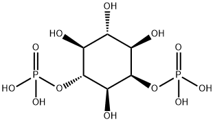 D-MYO -肌醇- 2, 4 -二磷酸钠盐 结构式