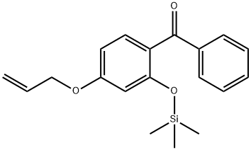 2-三甲基硅氧基-4-烯丙氧基二苯基酮 结构式