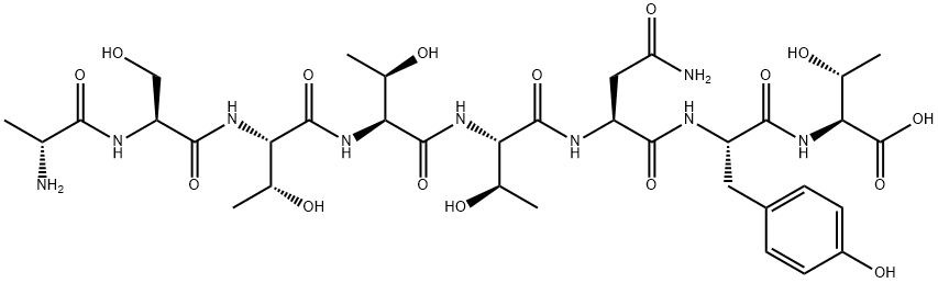 (D-ALA1)-PEPTIDE T 结构式