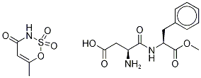 乙酰舒泛-阿司帕坦盐 结构式