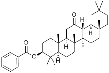 3BETA-BENZOYLOXY-18BETA(H)-OLEAN-12-ONE 结构式