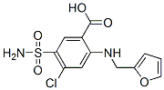 4-氯-N-(2-呋喃甲基)-5-氨基磺酰基苯甲酸 结构式