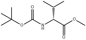 BOC-D-缬氨酸甲酯 结构式
