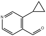 3-环丙基异烟醛 结构式