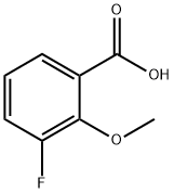3-氟-2-甲氧基苯甲酸 结构式