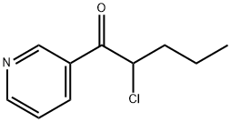 1-Pentanone, 2-chloro-1-(3-pyridinyl)- (9CI) 结构式