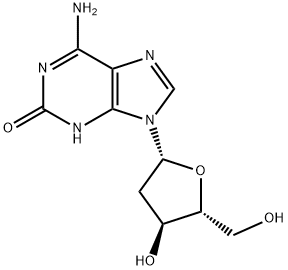 2\'-脱氧异鸟嘌呤核苷 结构式