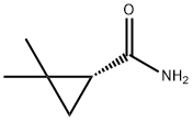 (R)-(-)-2,2-二甲基环丙烷-1-羧酰胺 结构式