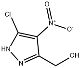 (5-CHLORO-4-NITRO-1H-PYRAZOL-3-YL)METHANOL 结构式