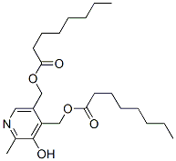 吡哆素二辛酸酯 结构式