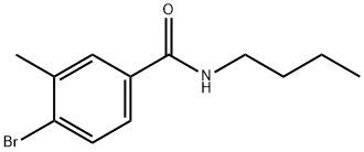 4-BROMO-N-BUTYL-3-METHYLBENZAMIDE 结构式