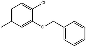 2-(BENZYLOXY)-1-CHLORO-4-METHYLBENZENE 结构式