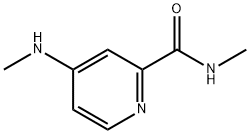N-METHYL-4-(METHYLAMINO)PICOLINAMIDE 结构式