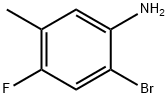2-氟-4-溴-5-氨基甲苯 结构式